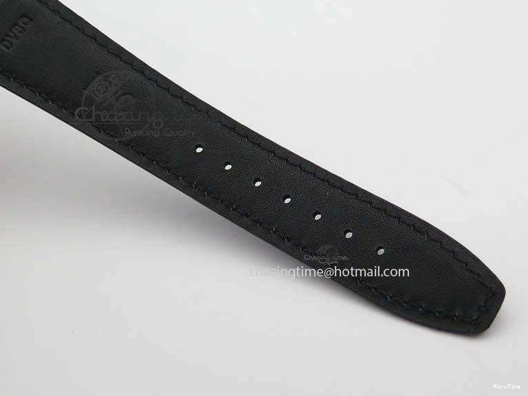 MIROTIME 0127 Effortless Portuguese IW544404 SS White Dial On Black Leather Strap A 7257